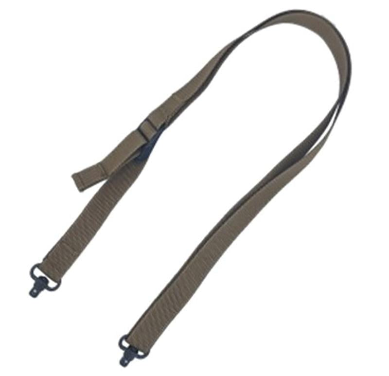 Military Products Slings Military Products TacShield Sport Ridge 2 Point Rifle Sling 1" Wide QD Swivels Coyote Brown