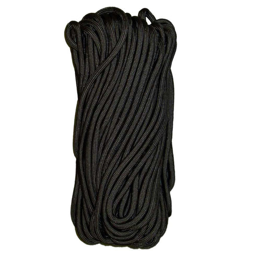 Military Products Emergency &amp; Survival Military Products TacShield 550 Cord Paracord 50 ft Black