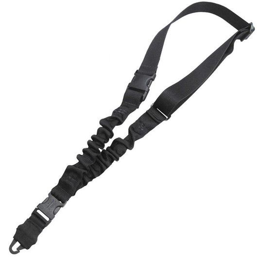 Military Products Slings Military Products TacShield Shock Sling Single Point 1.25" Black with Double QRB