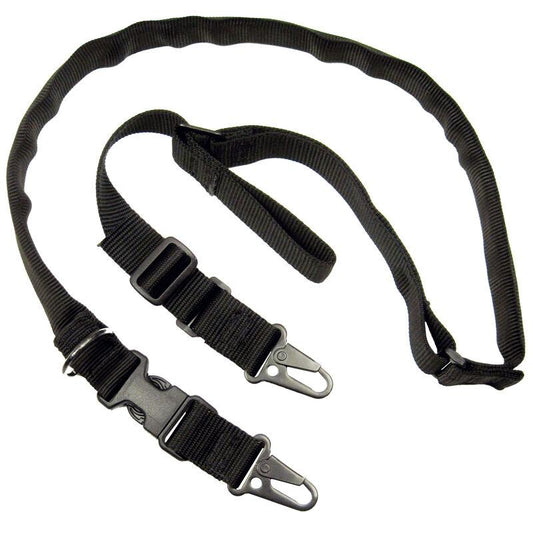 Military Products Slings Military Products TacShield Warrior 2n1 Sling with HK Snap Hook 1.25" Black