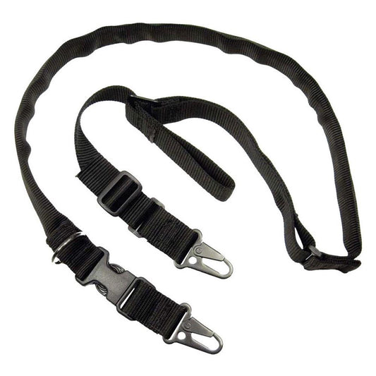 Military Products Slings Military Products TacShield Warrior 2n1 Padded Sling with HK Snap Hook 1.25" Black