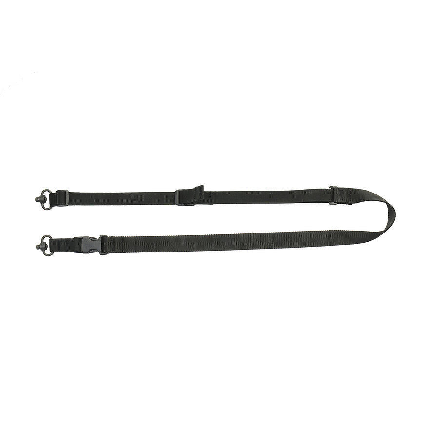 Military Products Slings Military Products TacShield 2-Point Quick Adjust Sling with QD Attachments 1.25" Black
