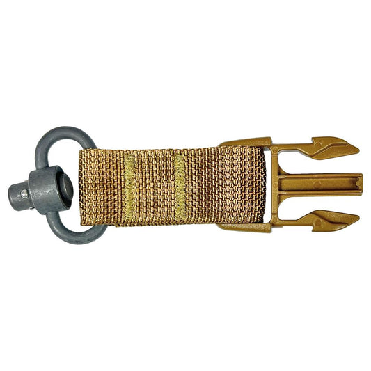 Military Products Shooting|Slings Military Products TacShield Side Release Buckle Attachment for QD Push Button Coyote Brown