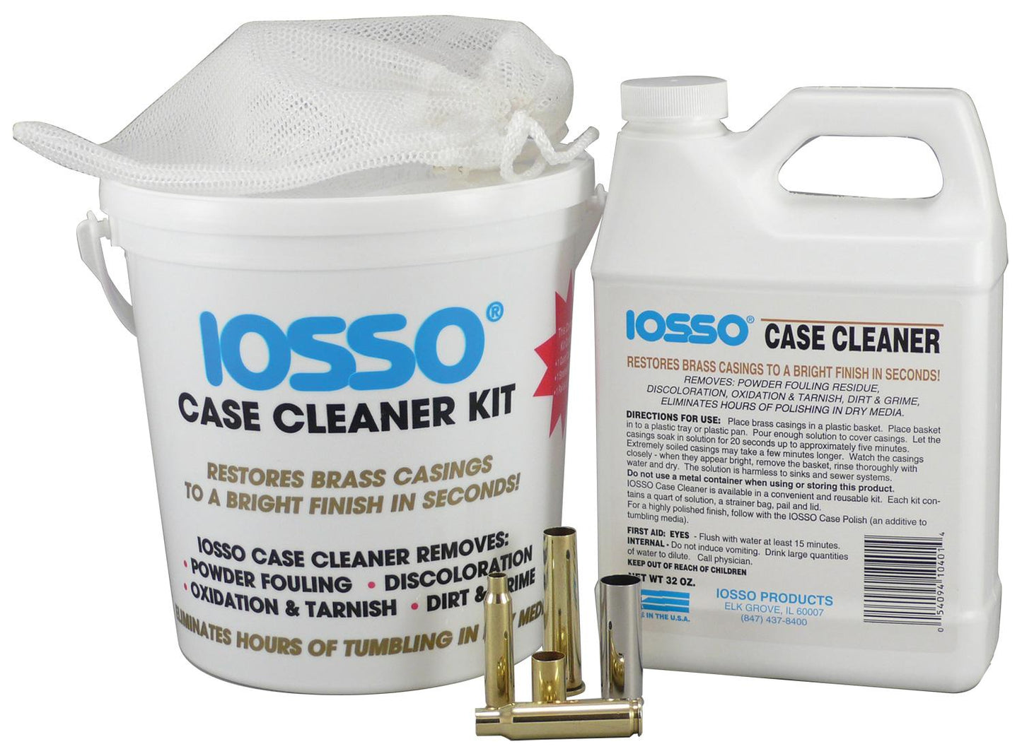 Iosso Products Tumblers &amp; Media Iosso Products Iosso Case Cleaner Kit - 1 quart