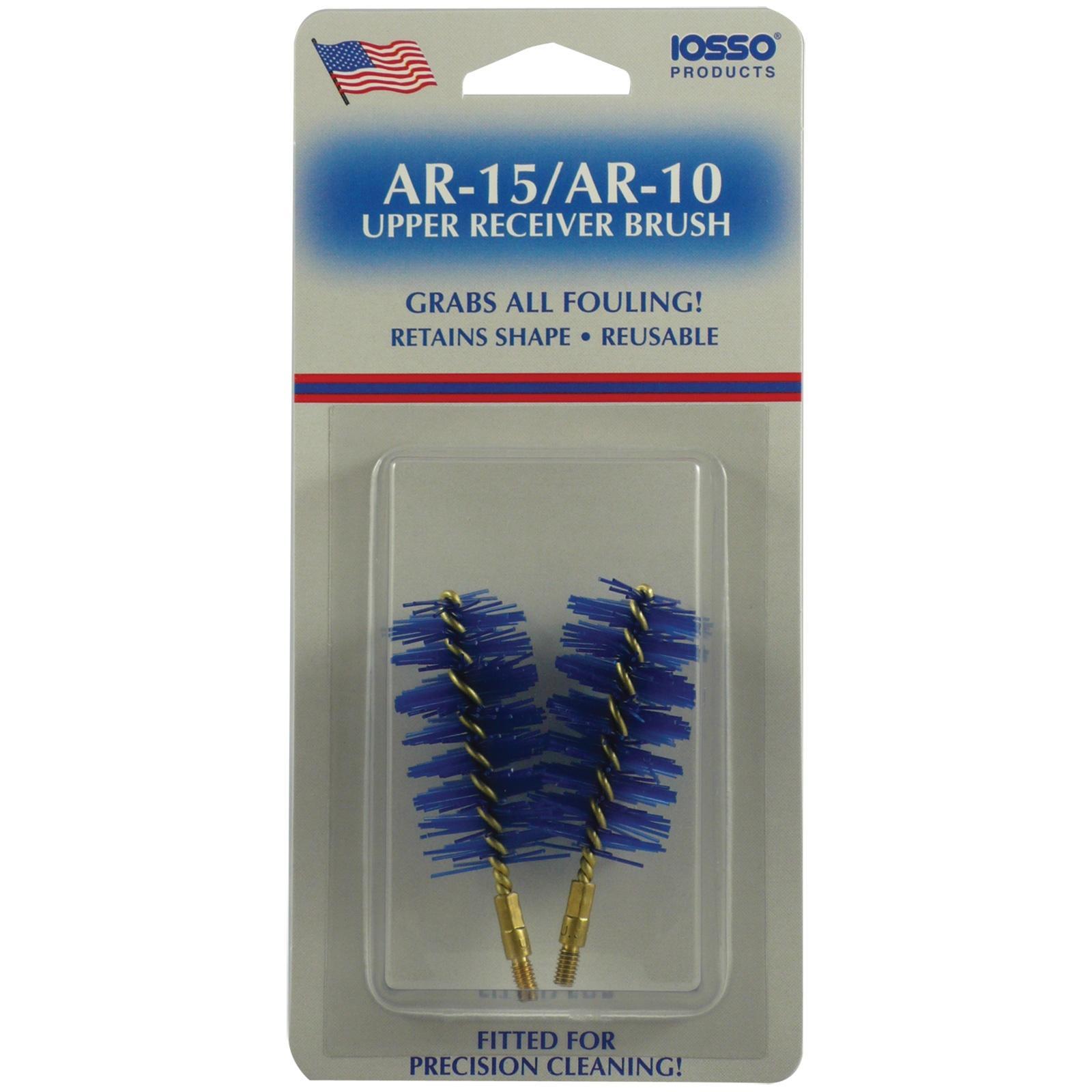 Iosso Products Cleaning Brushes Mops and Swabs Iosso Products Iosso AR-15 Upper Receiver Brush with Stud - 2 Pack