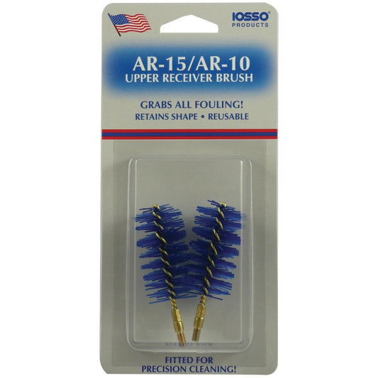 Iosso Products Cleaning Brushes Mops and Swabs Iosso Products Iosso AR-15 Upper Receiver Brush with Stud - 2 Pack