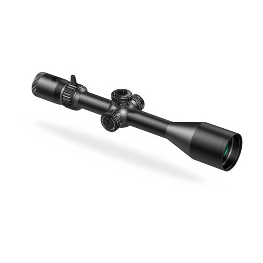 10 Ring Centerfire Scopes 10 Ring Swampfox Kentucky Long Precision 4-24x50 Rifle Scope FFP Sharpshooter MIL Reticle Black