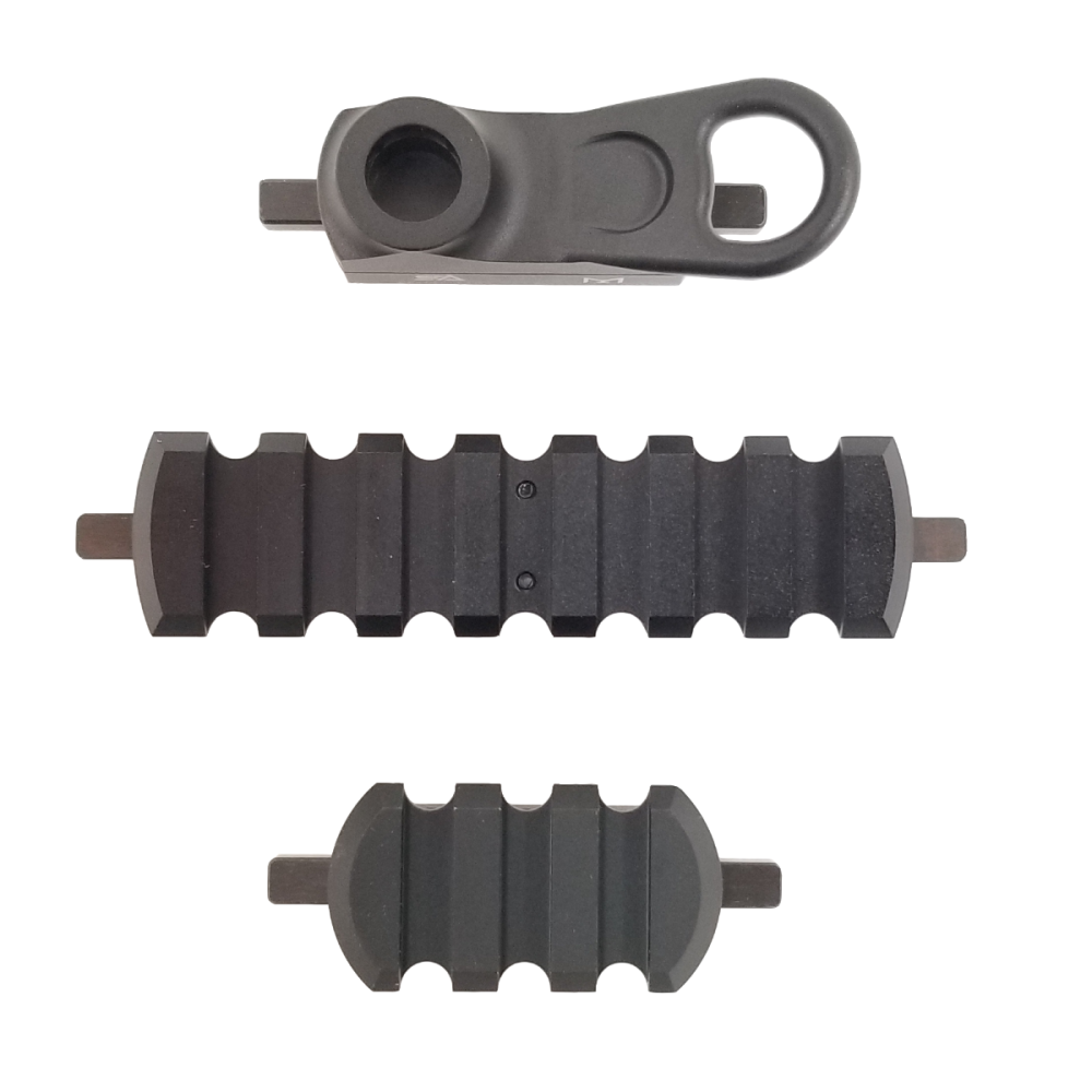 10 Ring Slings 10 Ring Sylvan Arms 3 Piece Rail Combo Pack Picatinny Rail and Sling Connect 3/ct