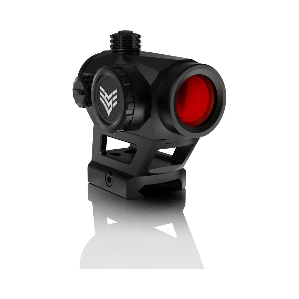 10 Ring Reflex 10 Ring Swampfox Liberator II Mini Red Dot Sight Illum Black
