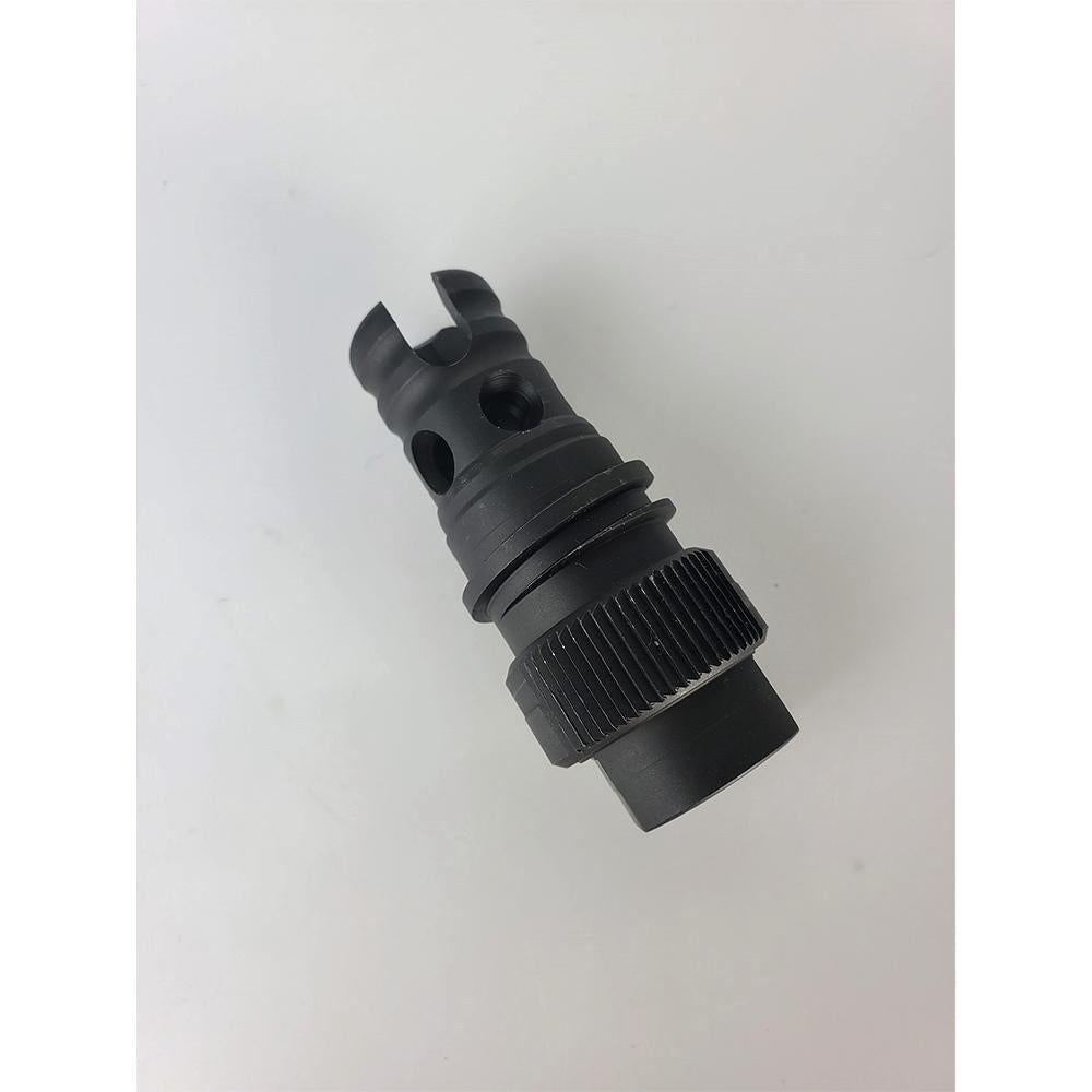 10 Ring Muzzle Devices 10 Ring Sylvan Arms SAQD Muzzle Device .30 cal 5/8x24 Black Compatible With Warthog Suppressor