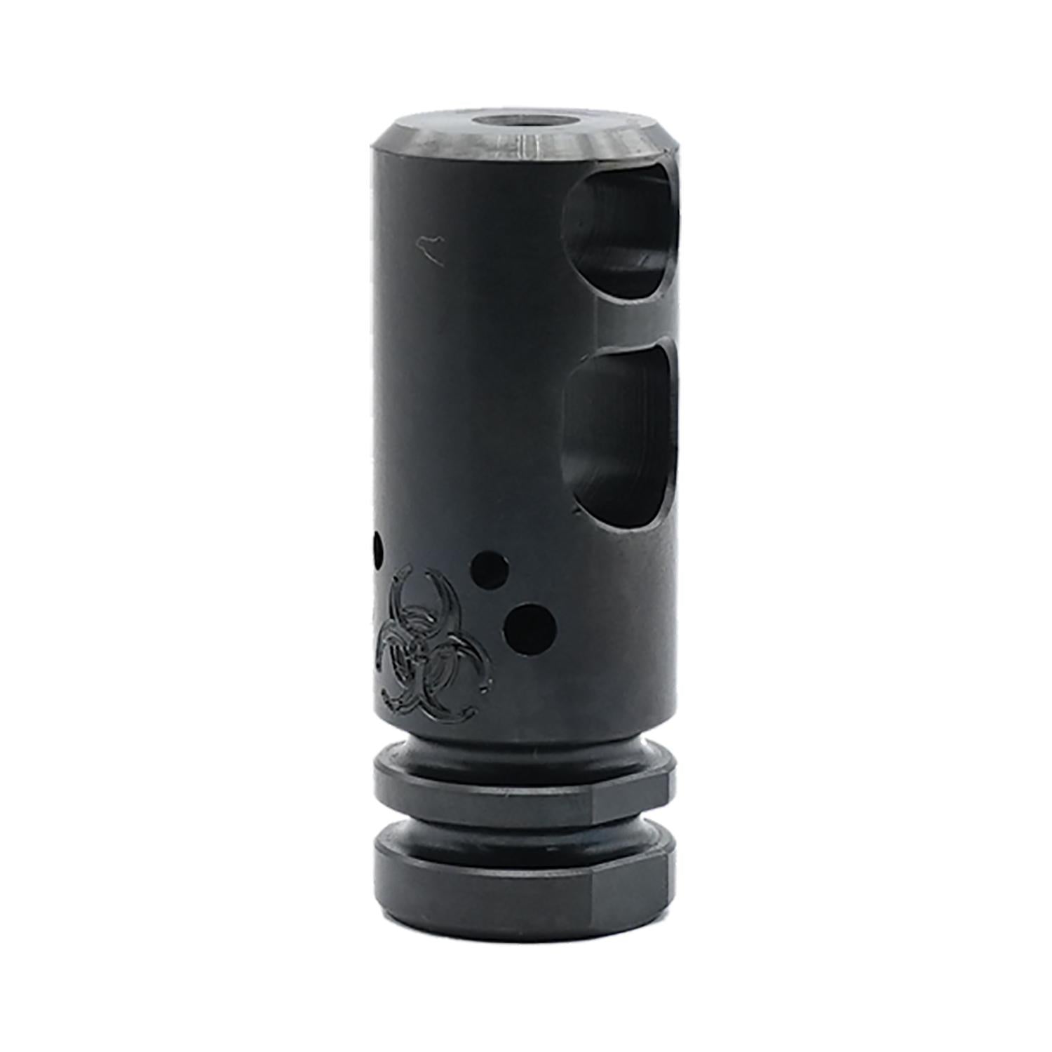 Black Rain Ordnance Inc Muzzle Devices Black Rain Ordnance Inc Black Rain Ordnance Round Competition Compensator - Black