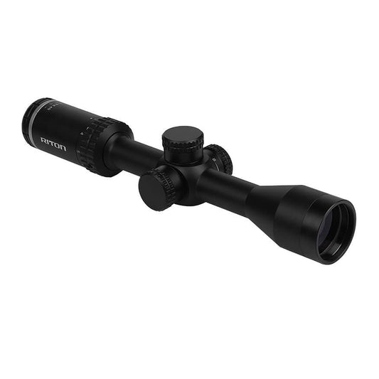 Riton Optics Centerfire Scopes Riton Optics Riton 1 Primal Rifle Scope 3-9x40 1" SFP Long Body Non-Illum - Black