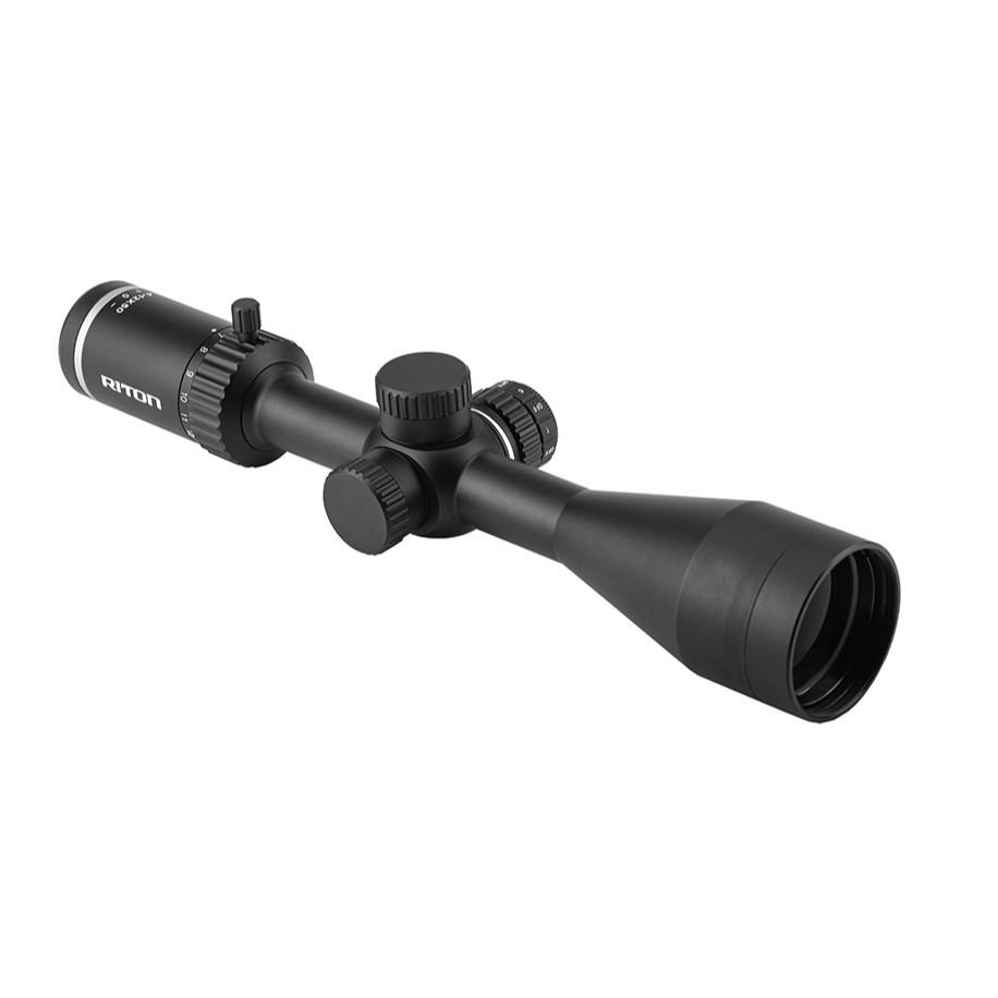 Riton Optics Centerfire Scopes Riton Optics Riton 1 Primal Rifle Scope 4-12x50 1" SFP RDH Reticle Illum - Black