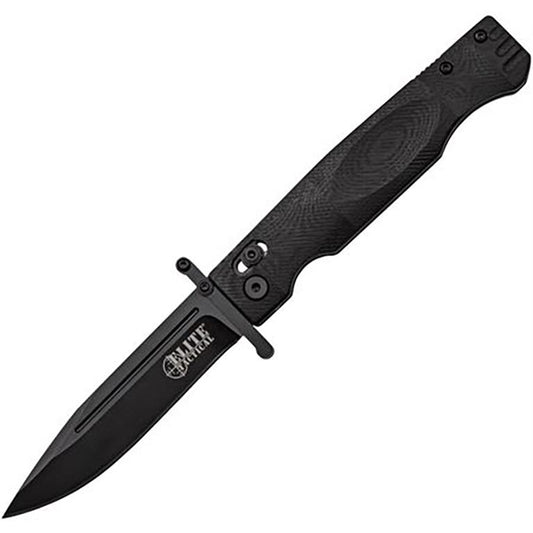 Master Cutlery Knives|Knives Master Cutlery Master Cutlery Elite Tactical Guardsman Folding Knife 3 3/4" Blade Black