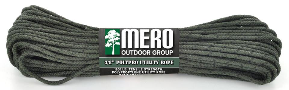 E.L. Wood. Emergency &amp; Survival|Outdoors E.L. Wood. Mero 3/8" Polypro Utility Rope 50 ft. Camouflage