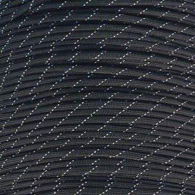 E.L. Wood. Emergency &amp; Survival|Outdoors E.L. Wood. Mero 550 Paracord - 100' 550 lb Black 3 Reflctive Trac