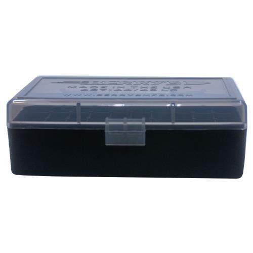 Berry's Mfg Ammo Boxes Berry's Mfg Berry's Ammo Box #407 - 44 cal 50/rd Smoke/Black
