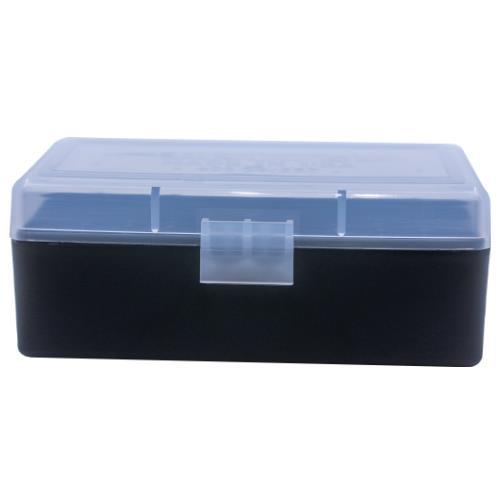 Berry's Mfg Ammo Boxes Berry's Mfg Berry's Ammo Box #403 - .38/.357 cal 50/rd Clear/Black