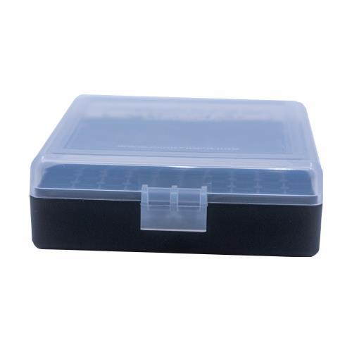 Berry's Mfg Ammo Boxes Berry's Mfg Berry's Ammo Box 22 LR 100/rd Clear/Black