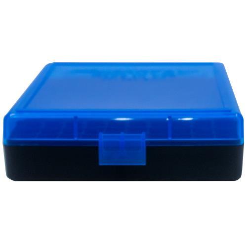 Berry's Mfg Ammo Boxes Berry's Mfg Berry's Ammo Box #001 - .380 Cal/9mm 100/rd Blue/Black