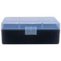 Berry's Mfg Ammo Boxes Berry's Mfg Berry's Ammo Box #404 - 22 Horn./.30 Carb. 50/rd Clear/Black