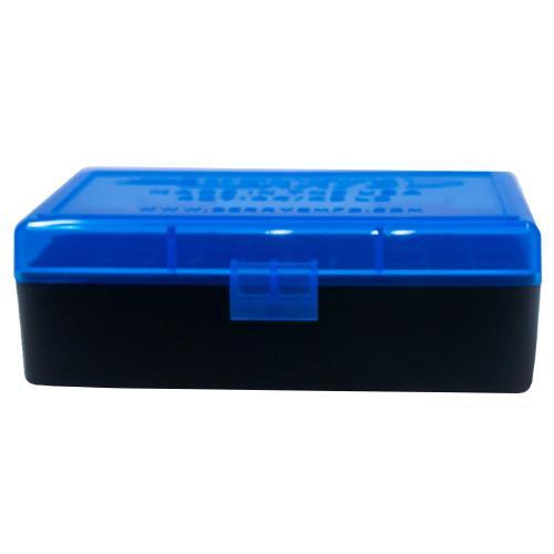 Berry's Mfg Ammo Boxes Berry's Mfg Berry's Ammo Box #407 - 44 cal 50/rd Blue/Black