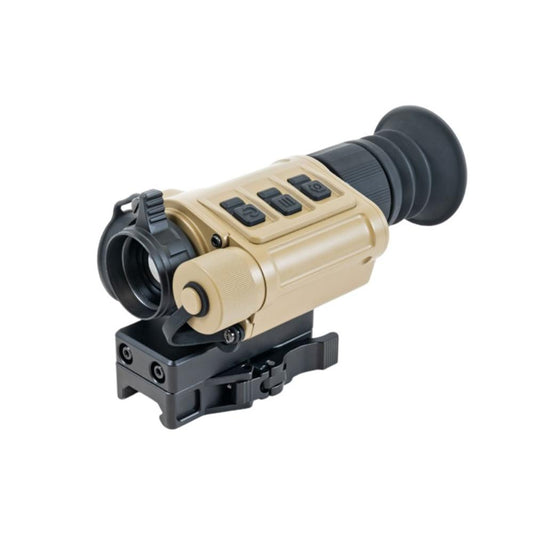 IRay USA Thermal Monoculars IRay USA InfiRay Rico Micro V2  640 12 Micron 25mm FDE Hand Held / Stand Alone Weapon Sight / Clip-On Mode / Weapon Mounts Optional