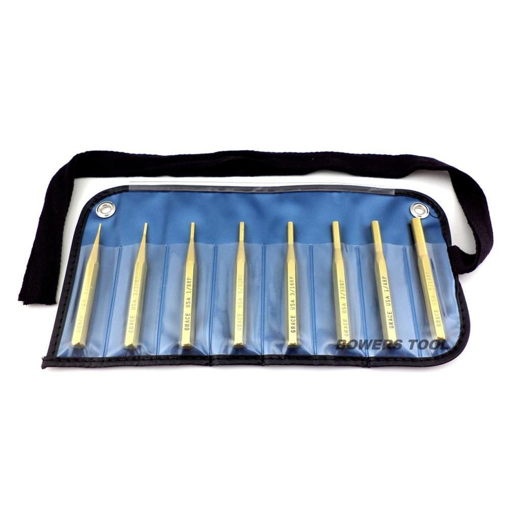 Altus Brands Llc - Pro-Ears Punches Altus Brands Llc - Pro-Ears Grace USA Brass Punch Set 8/ct