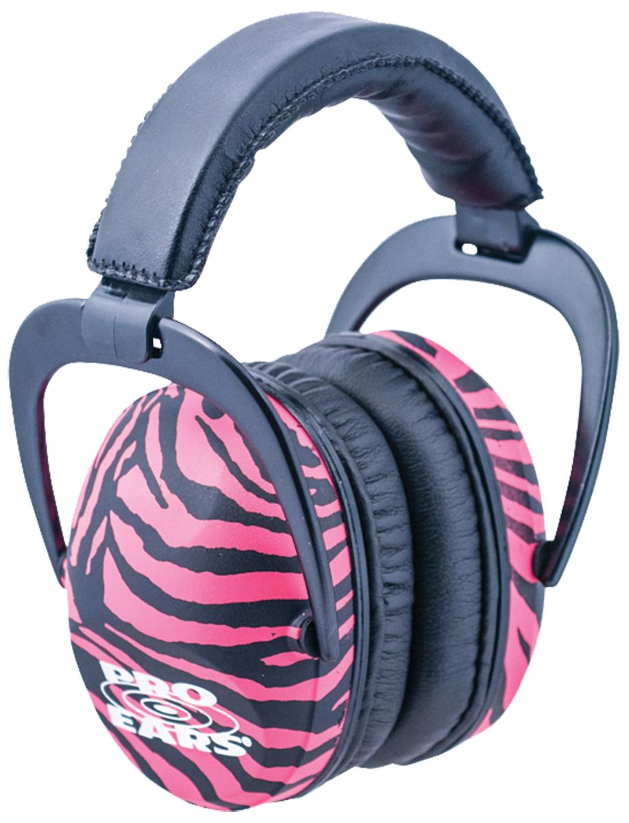 Altus Brands Llc - Pro-Ears Shooting|Ear Muffs Altus Brands Llc - Pro-Ears ProEars Ultra Sleek Pink Zebra