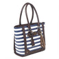 Bulldog Cases Purses Bulldog Cases Bulldog Tote Style Purse With Holster - Navy Stripe
