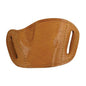 Bulldog Cases Gun Holsters Bulldog Cases Bulldog Molded Leather Belt Slide Holster for Most Medium Frame Autos Tan Right Hand