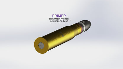 WW2 Japanese 47mm Type 1 Anti-Tank Shell (WWII) Full-Size 3D Printed Replica