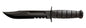 KBAR FIGHTING KNF 7" W/SHTH BLK SER