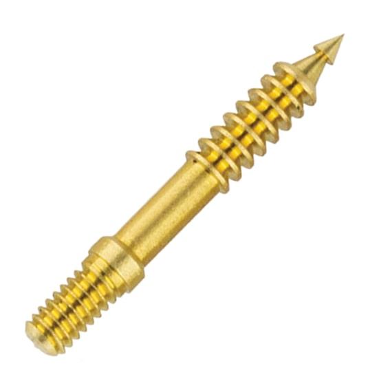 Kleen Bore Gun Cleaning Jags Patch Holders &amp; Patches Kleen Bore KleenBore Brass Precision Barbed Point Cleaning Jag 22/.25 Cal