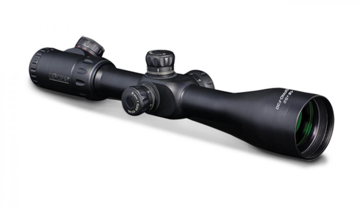 Konus Optics Optics|Centerfire Scopes Konus Optics Konus 4x-16x52mm Rifle Scope - Engraved 550 Ballistic Reticle