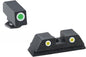 Ameriglo Night Sights Ameriglo Ameriglo Classic Tritium NIght Sight Set 3-Dot for GLOCK 1719 22 23 24 26 27 33 34 35 37 38 39