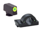 Ameriglo Night Sights Ameriglo Ameriglo Ghost Ring Night Sight Set for Glock Models 17.19.26 - Green Outline