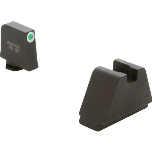 Ameriglo Suppressor Height Sights Ameriglo Ameriglo 4XL Tritium Night Sight Set for Glock Green with White Front Black Rear