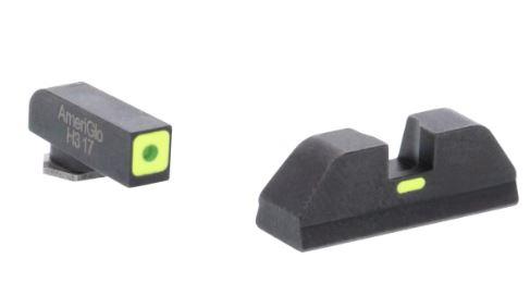 Ameriglo Night Sights Ameriglo Green Tritium LimeGreenLumi Outline Square (non trit) REAR for Glock Gen 5