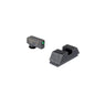 Ameriglo Night Sights Ameriglo Ameriglo Optics Compatible Tritium Handgun Sight Set for Glock Flat Black .295? Rear 1L Tall Green with Black 220? Front