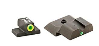 Ameriglo Night Sights Ameriglo Green Tritium Lime Green Lumi Outline/Green Single Dot for S&W M&P Shield