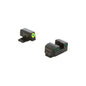 Ameriglo Night Sights Ameriglo Ameriglo Trooper Tritium Handgun Sight Set for Springfield XD Green Rear Green with Lumigreen Front