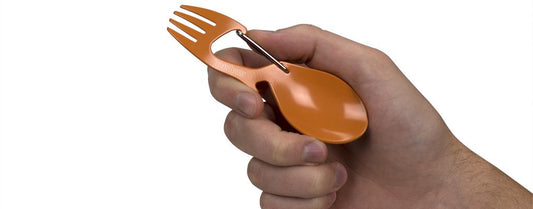 Kershaw Knives Utensils Kershaw Knives Kershaw Ration Orange Eating Utensil / Multi-Tool - 4-3/5" Overall Length