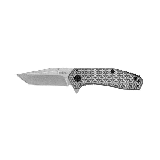 Kershaw Knives Knives &amp; Edged Tools|Knives Kershaw Knives Kershaw Cathode Folding Knife 2-1/4" American Tanto Blade Silver