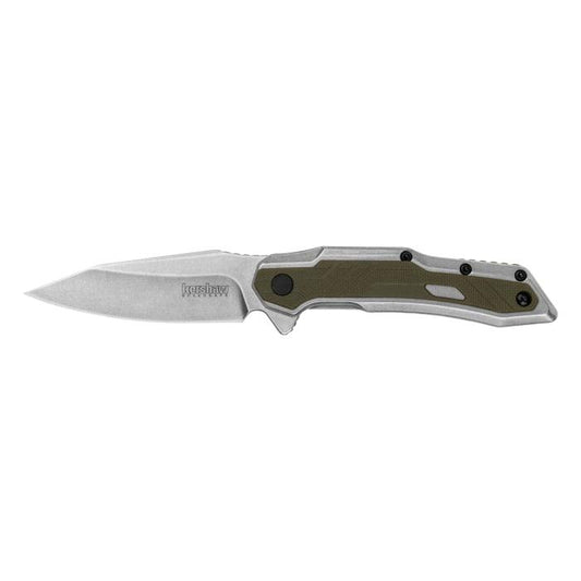 Kershaw Knives Knives &amp; Edged Tools|Knives Kershaw Knives Kershaw Salvage SpeedSafe Folding Knife 2-9/10" Tanto Blade Olive