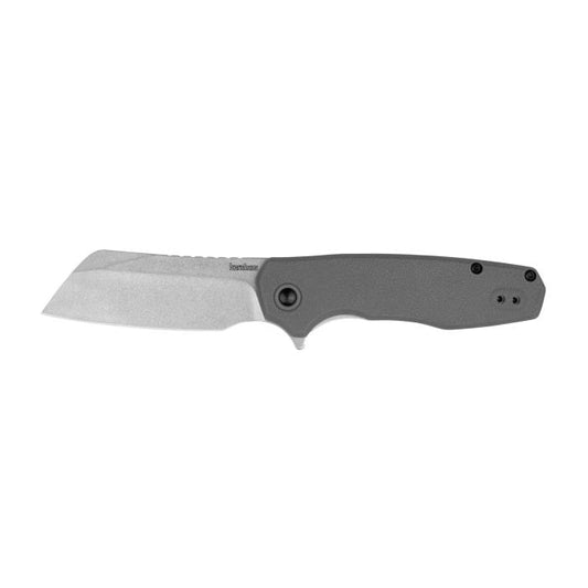 Kershaw Knives Knives Kershaw Knives Kershaw Wharf Folding Knife 2-4/5" Cleaver Blade Grey
