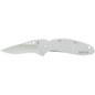 Kershaw Knives Knives &amp; Edged Tools|Knives Kershaw Knives Kershaw Ken Onion Scallion Folding Knife 2-2/5" Drop Point Blade Silver
