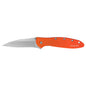 Kershaw Knives Knives &amp; Edged Tools|Knives Kershaw Knives Kershaw Leek Folding Knife 3" Drop Point Blade Orange