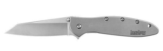 Kershaw Knives Knives &amp; Edged Tools|Knives Kershaw Knives Kershaw Random Leek Reverse Tanto Assisted Folding Knife (3" Bead Blast)
