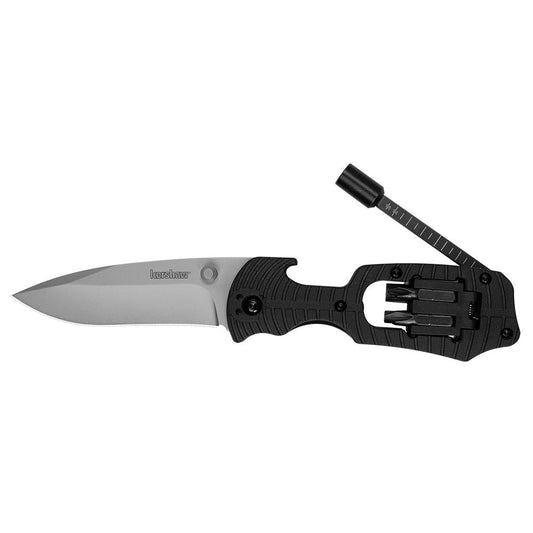 Kershaw Knives Knives &amp; Edged Tools|Knives Kershaw Knives Kershaw Select Fire Folding Knife 3-2/5" Drop Point Blade Black